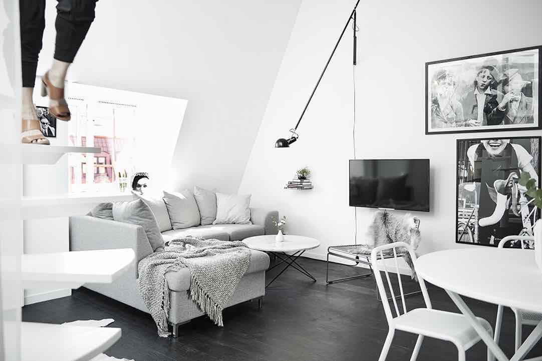 Maisonette Wohnung nordisch modern